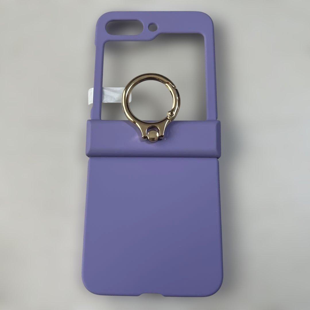 Galaxy Z Flip5 ケース カバー パープル