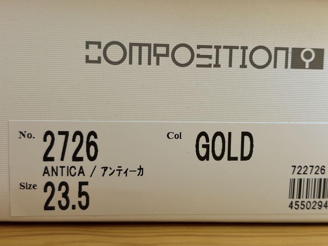 コンポジションナイン ラインストーンリボンコンフォートパンプス 23.5㎝