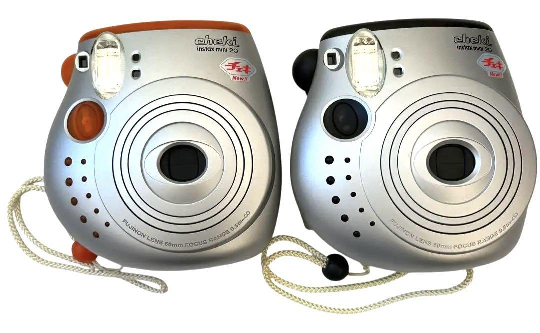 【2台セット】チェキ instax mini 20 動作未確認