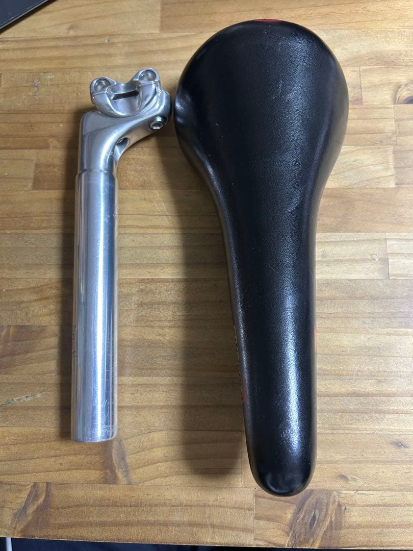 NJS NITTO シートポストNJ-SP72 + five gold サドル