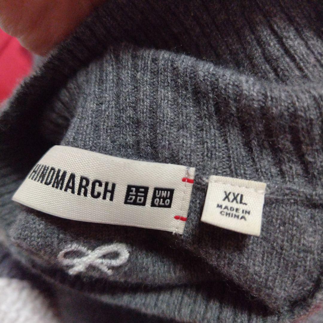 未使用☆ANYA HINDMARCH×UNIQLO♡カシミヤ100%ハイネック