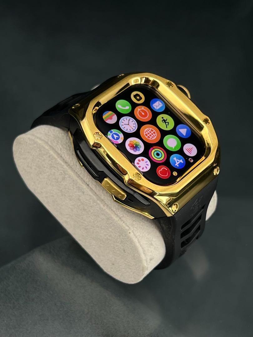 49mm ステンレスケース　ウルトラ アップルウォッチ　ゴールド