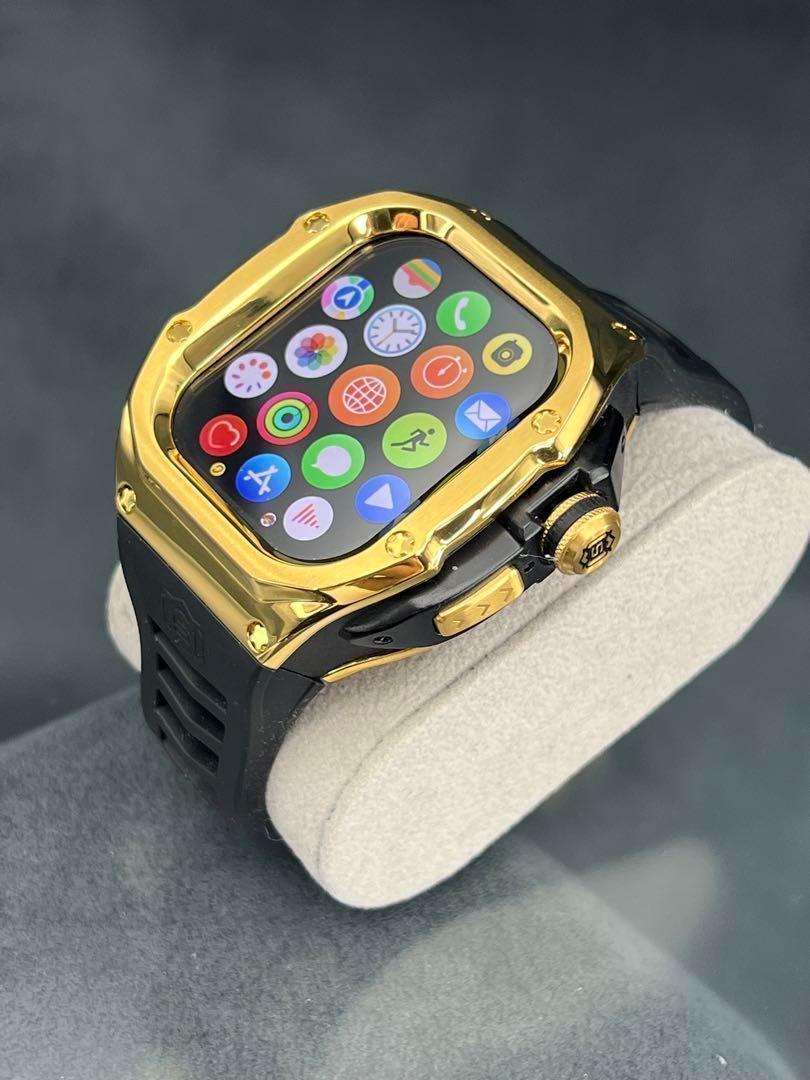 49mm ステンレスケース　ウルトラ アップルウォッチ　ゴールド