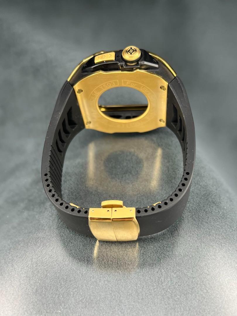 49mm ステンレスケース　ウルトラ アップルウォッチ　ゴールド