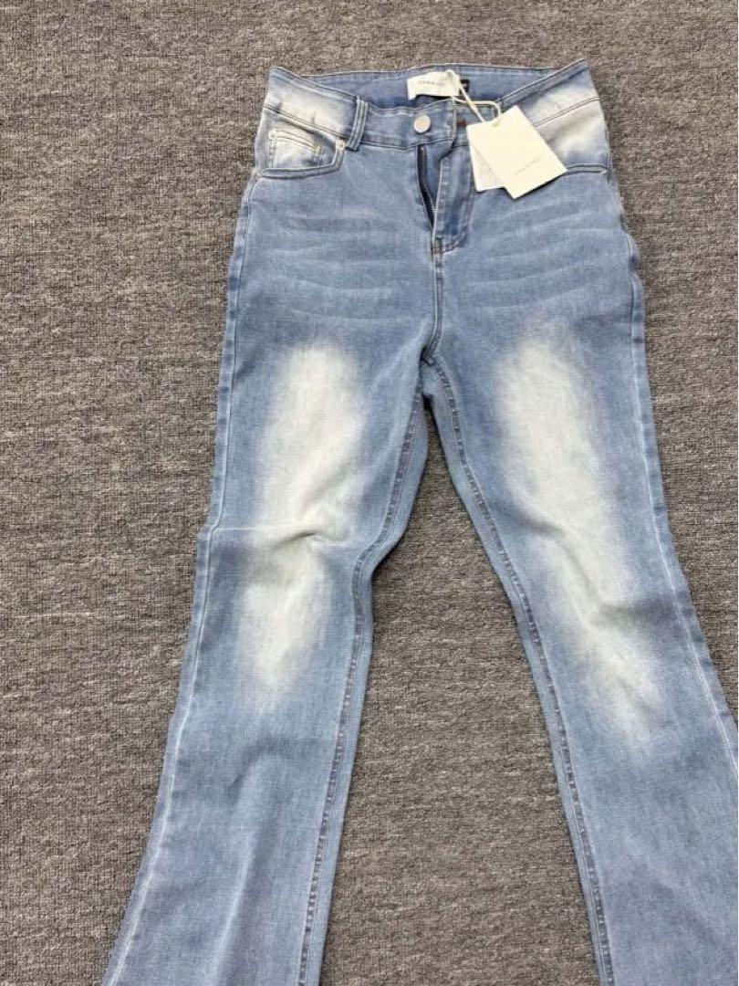 セールandmary Lacey ribbon denim
