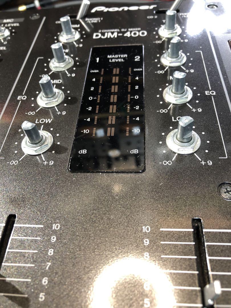 pioneer dj パイオニア　DJM-400 縦横フェーダーメンテナンス