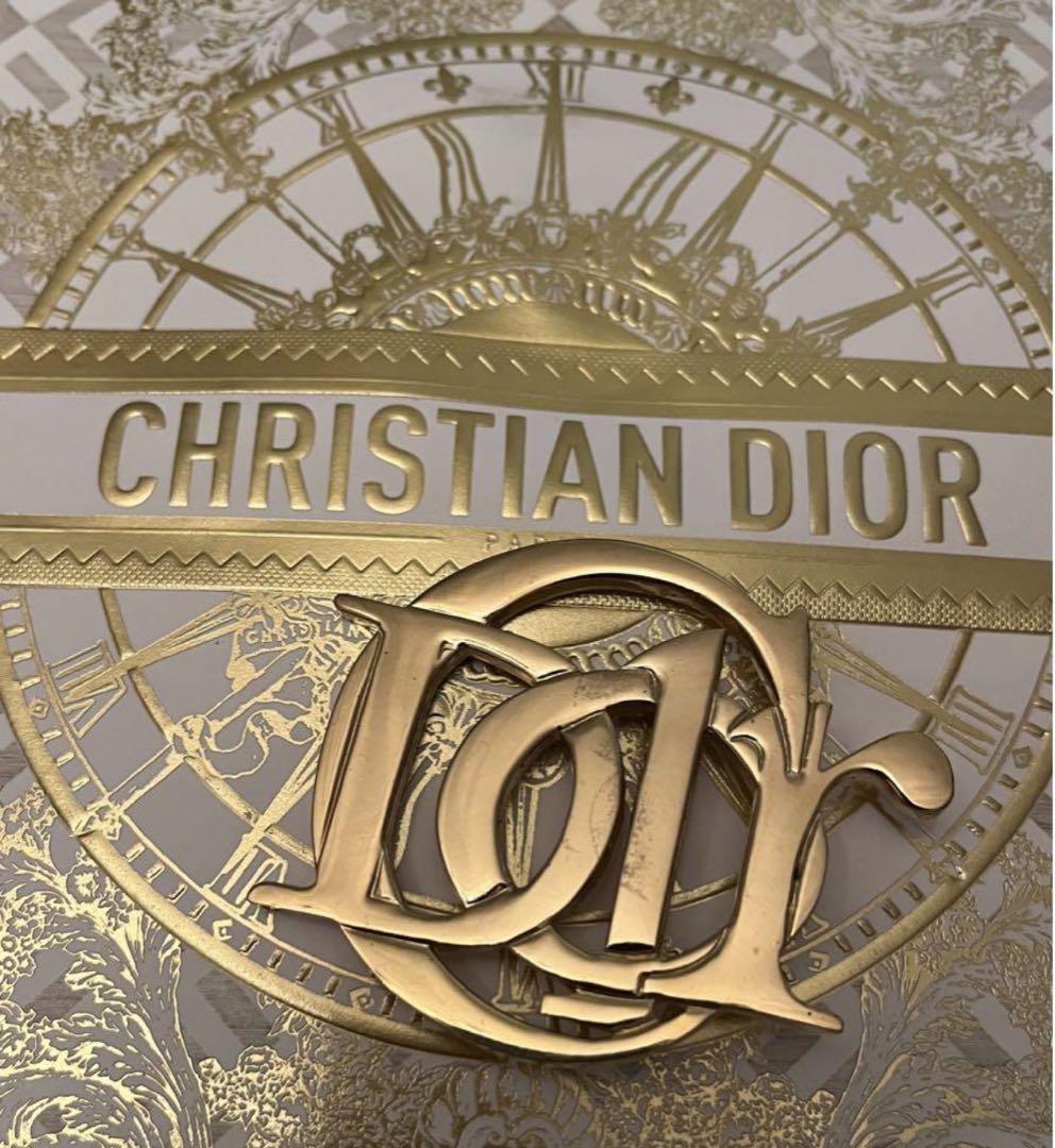 Christian Dior ゴールドロゴブローチ - メルカリ