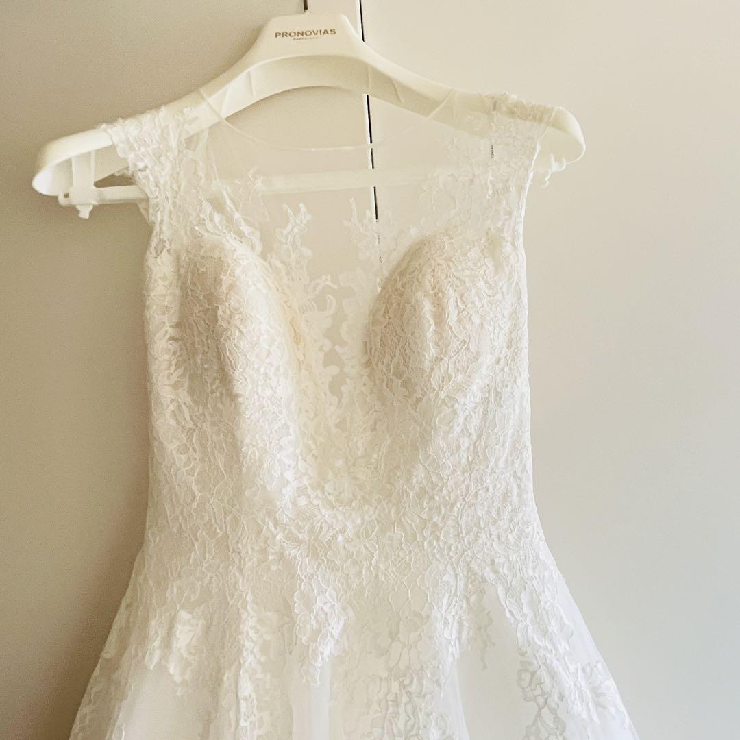 プロノビアス Pronovias ウェディングドレス Aライン vulcania プロノビアス Pronovias ウェディングドレス Aライン vulcania