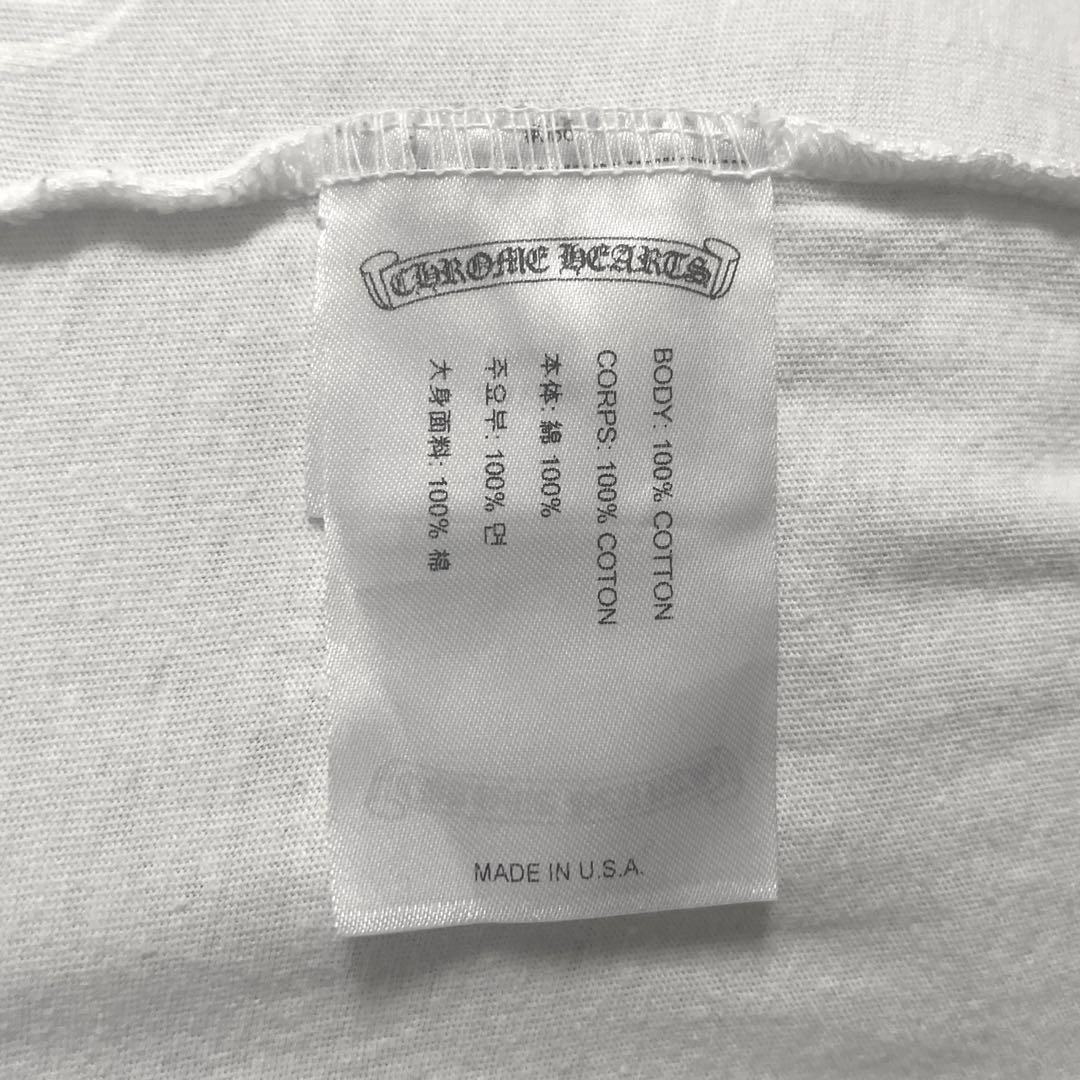 正規品　Chrome Hearts バッククロスデザインロングTシャツ　USA製