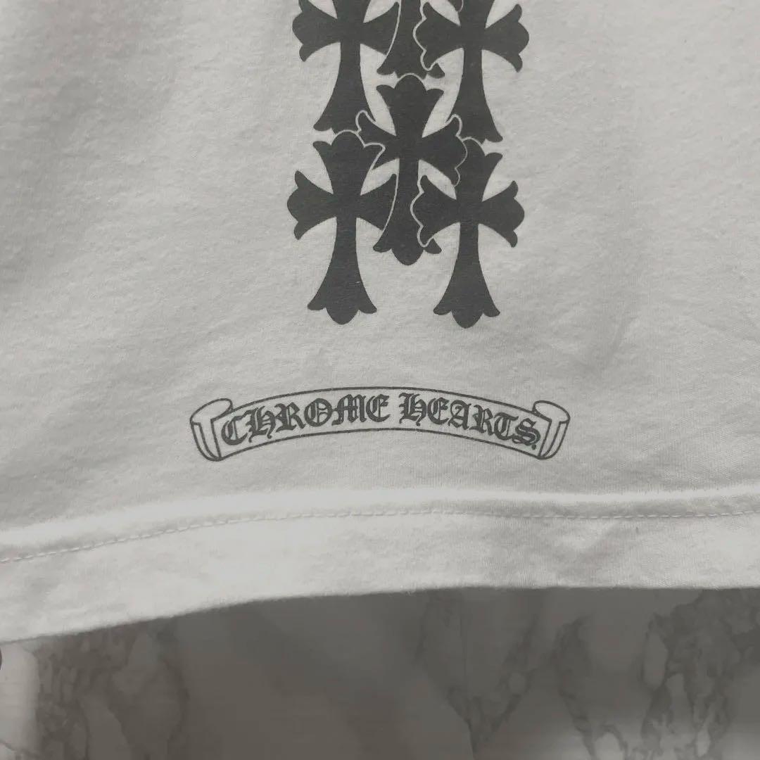 正規品　Chrome Hearts バッククロスデザインロングTシャツ　USA製