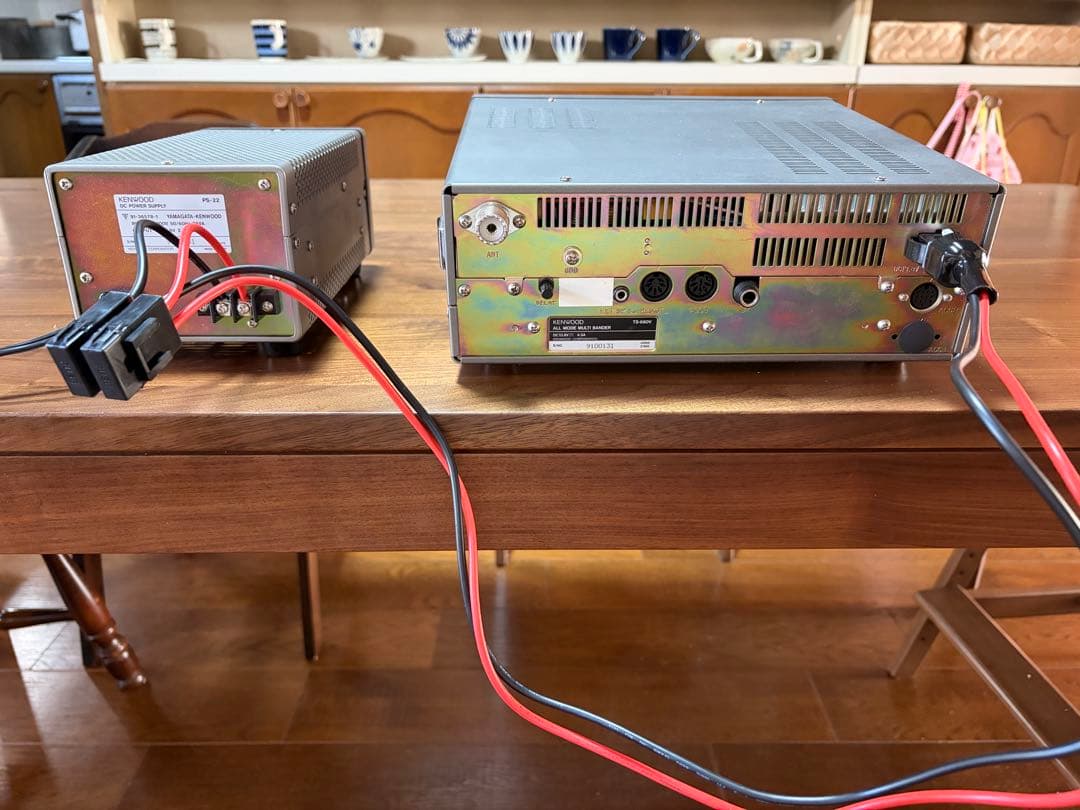 動作確認済】Kenwood TS-680V 無線機 PS-22 安定化電源 - メルカリ