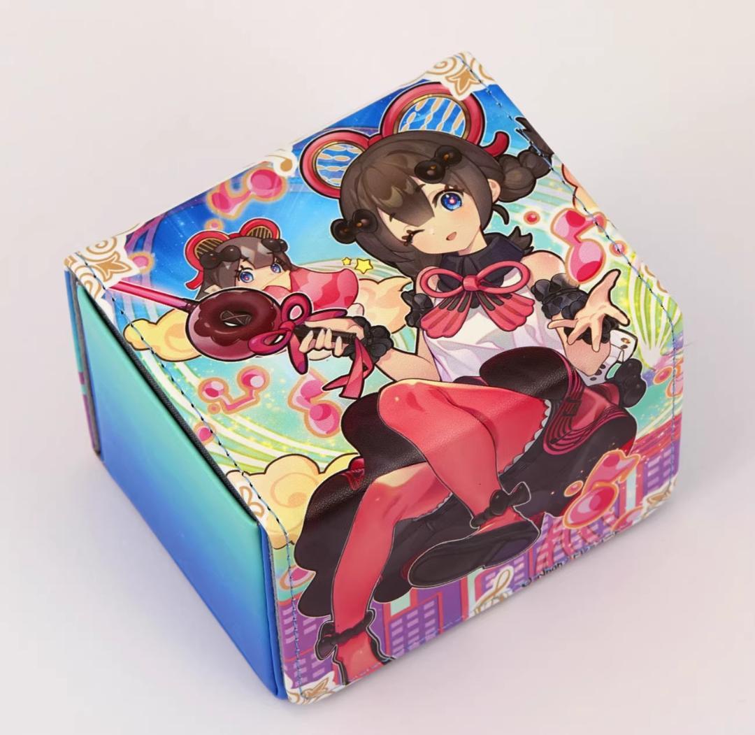 ドドレミコード·キューティア デッキケース カードケース レザー 遊戯王