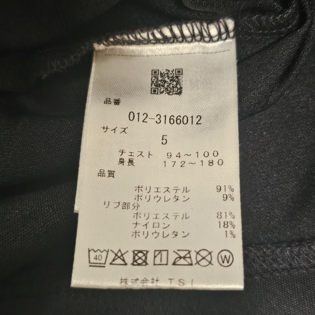 New Balance ゴルフ ハイネックTシャツ メンズ サイズ5 ブラック