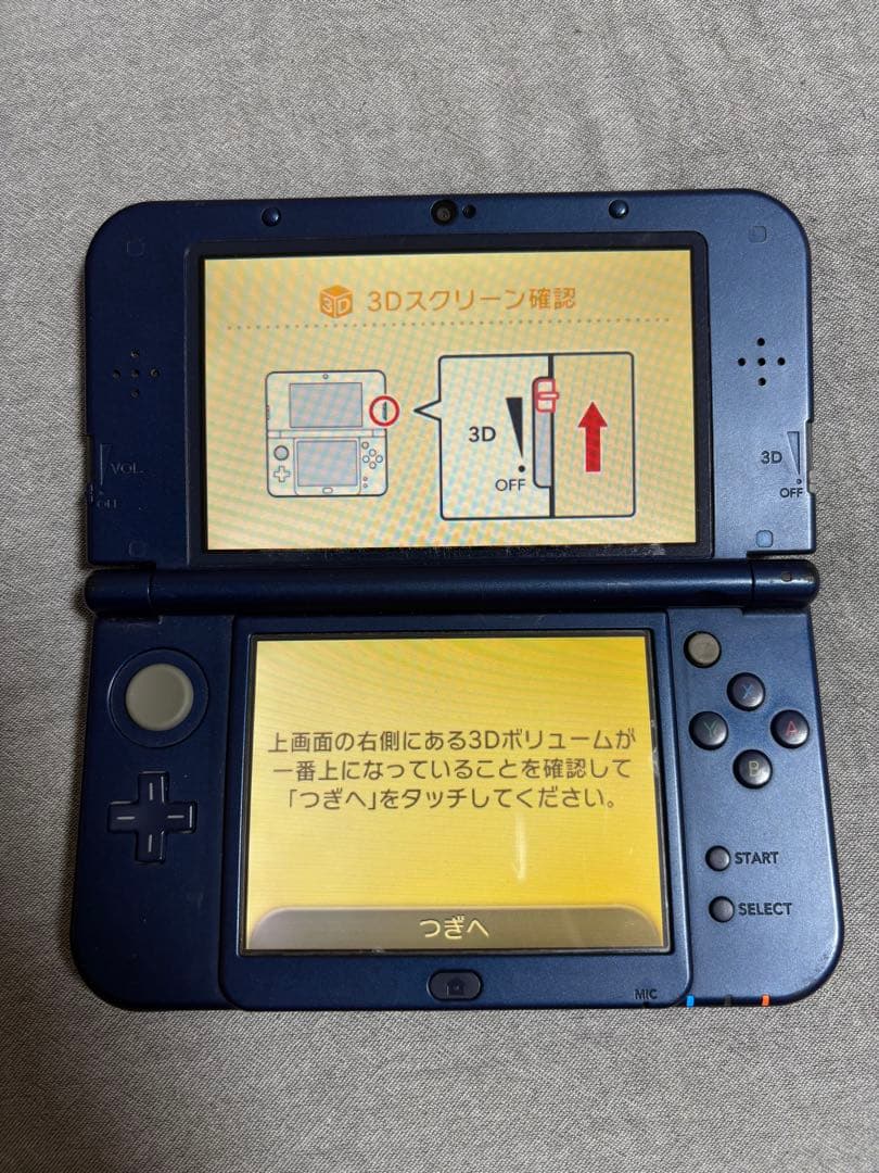 newニンテンドー3DS LL メタリックブルー 任天堂 本体 3DS