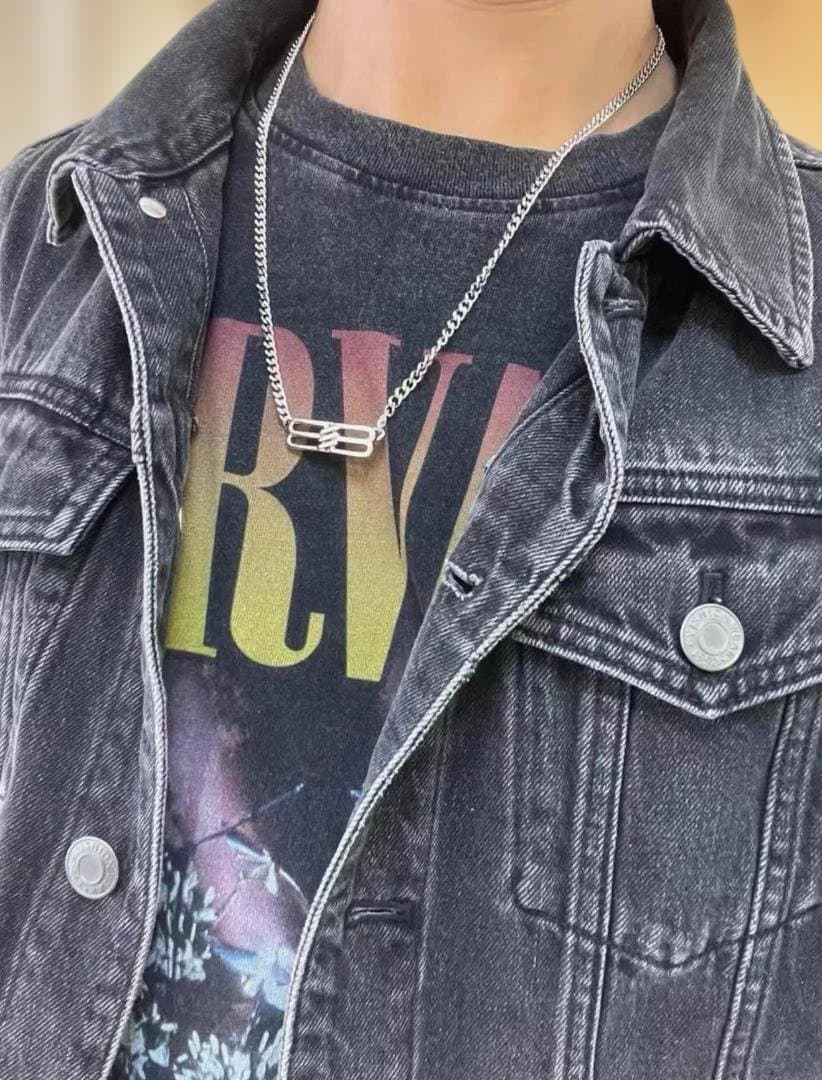 シルバーチェーンネックレス