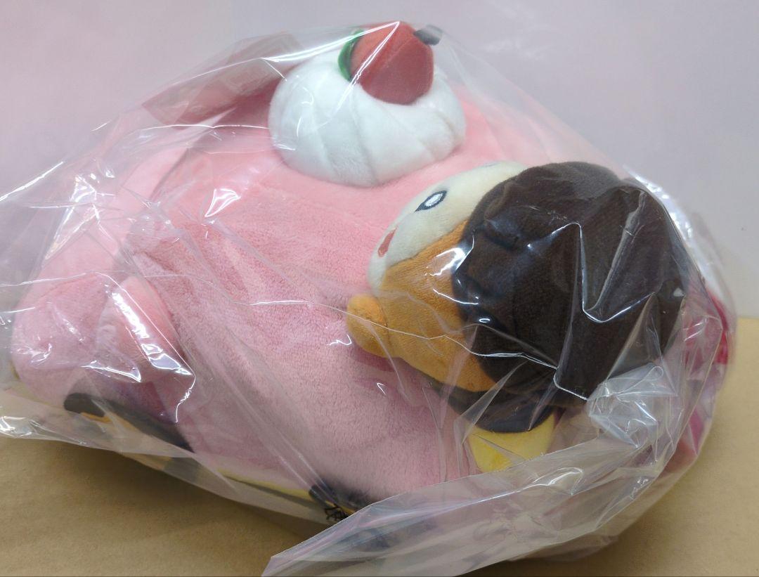 一番くじ　星のカービィCAFE ラストワン賞くるまほおばりケーキぬいぐるみ