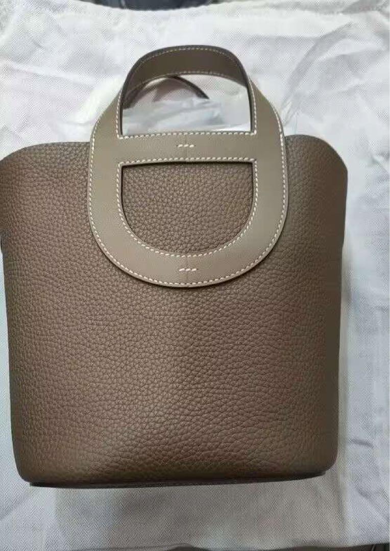 本革 トゴ ハンドバッグ バケツバッグ