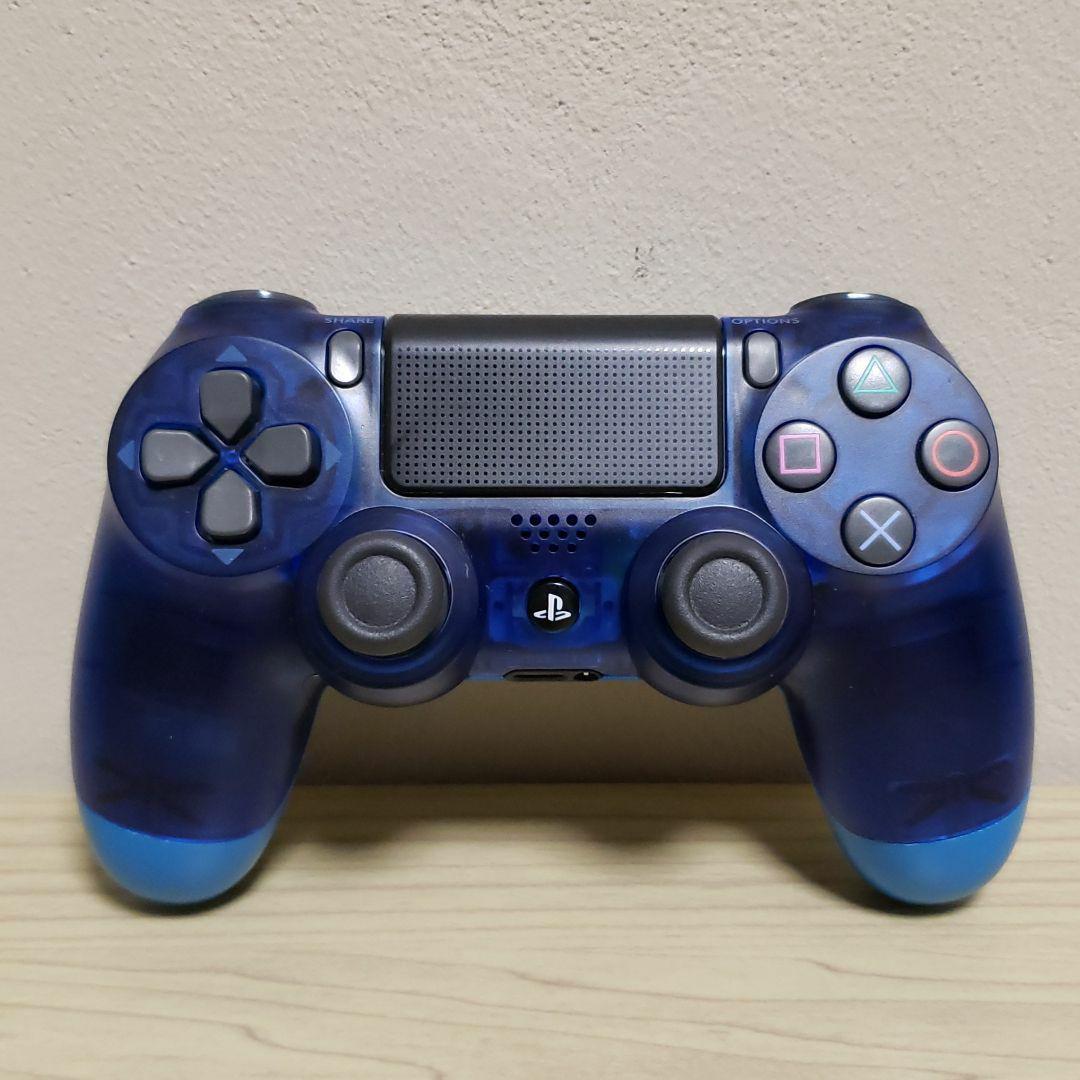 新型 ブルークリスタル デュアルショック4 ljTEP-m37752556556 PS4コントローラー 限定色 HOT通販