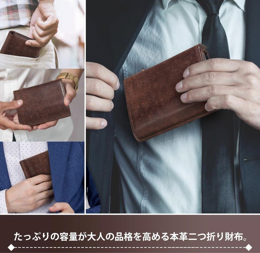 ｍ+エムピウ　ミッレフォッリエ　同型　プエブロレザー　折り財布 m +エムピウ ミッレフォッリエ 同型 プエブロレザー折り財布