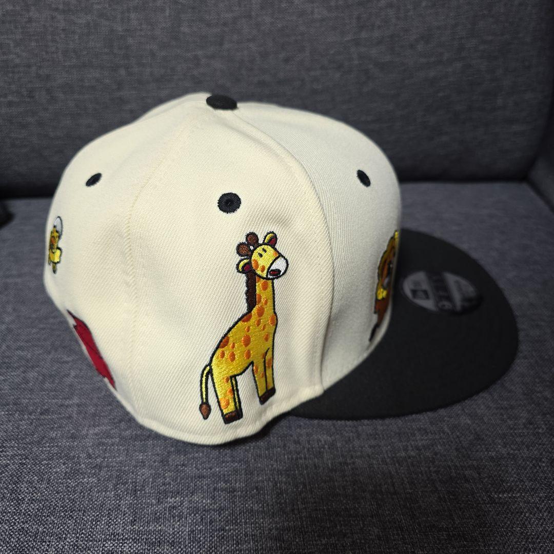 早割チケット 9FIFTY たべっ子どうぶつ オールオーバークローム ブラック 帽子