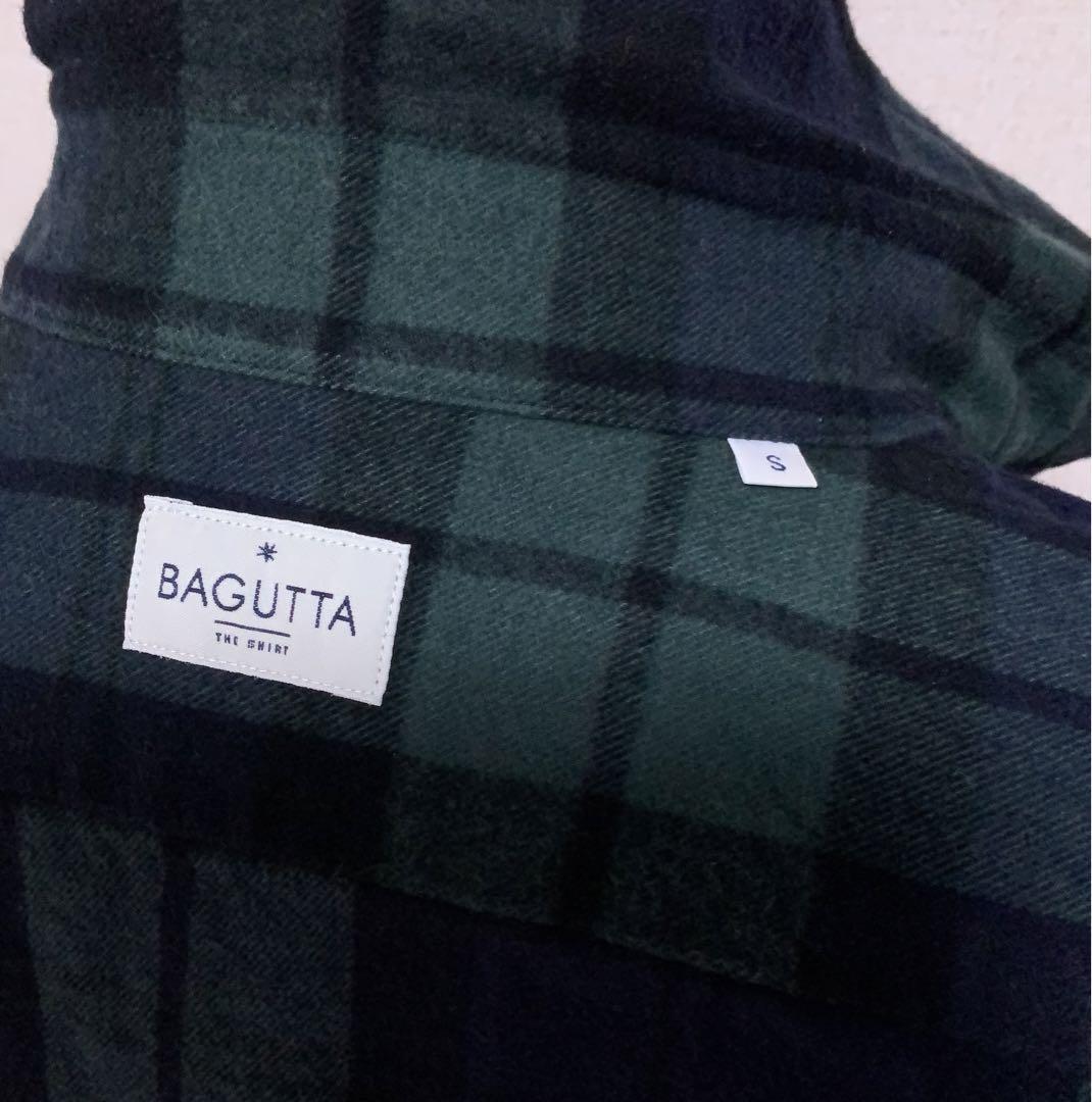 美品BAGUTTAバグッタ フランネル シャツジャケットMブラックウォッチ