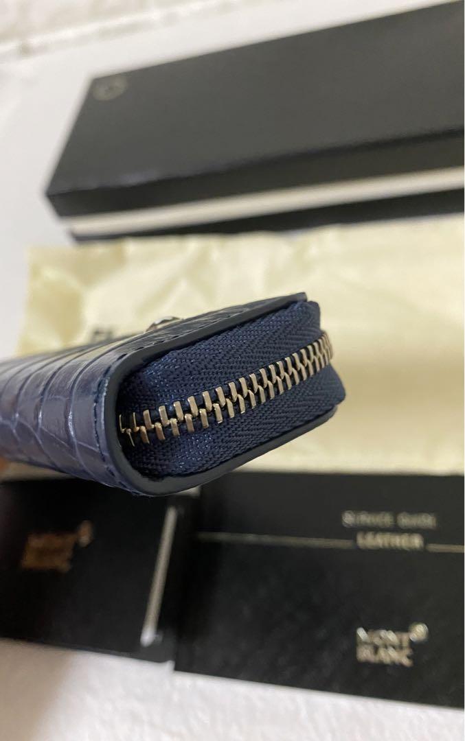 美品◇モンブラン　MONTBLANC  アリゲータースキン型押し　ペンケース