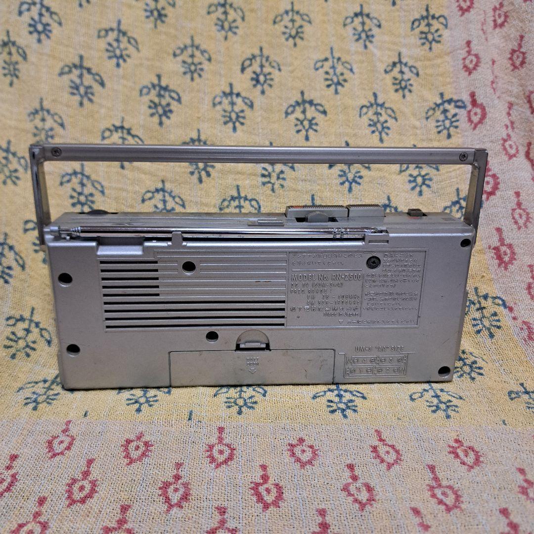 National RN-Z500 カセットラジカセ FM/AMラジオジャンク品