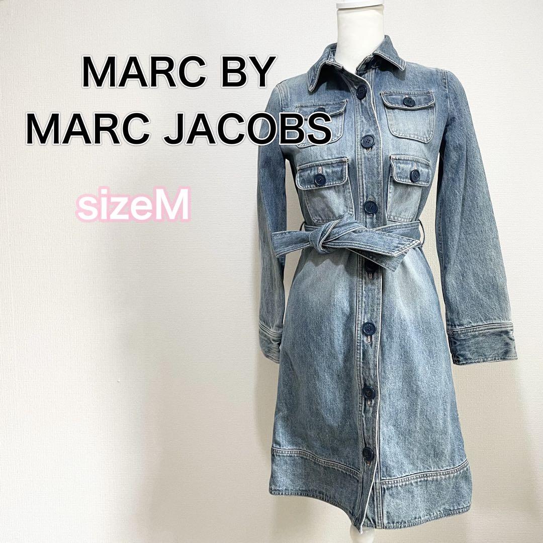 【本物保証】 MARC ロングコートワンピース デニム JACOBSマークジェイコブス ジャケット・アウター