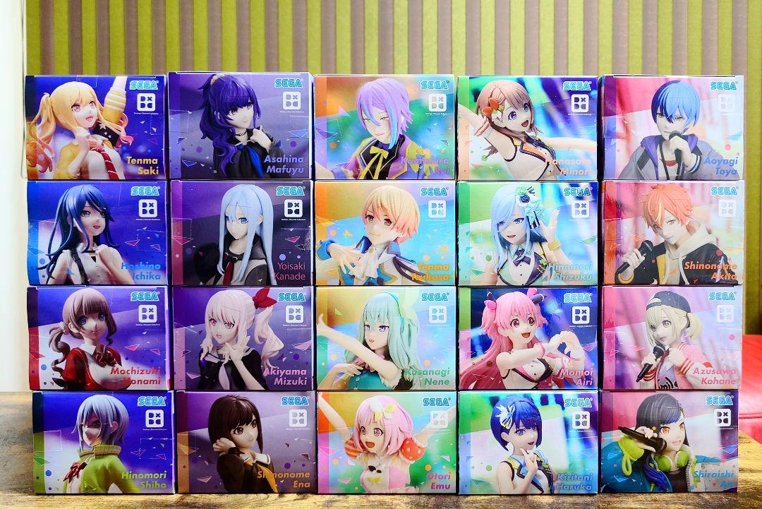 プロセカ　フィギュア　ワンダショ　ニーゴ　ビビバス　レオニ　モモジャン　全20種