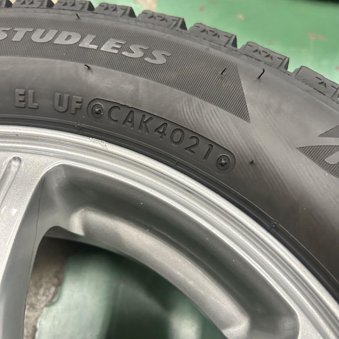 中古スタッドレス&アルミ155/65R13ブリザック　軽自動車用