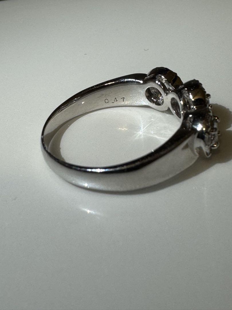 天然ピンクダイヤモンド0.47ct／鑑定書付き リング