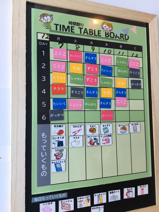 ⑦時間割 持ち物ボード お支度ボード しちだ 七田 お受験 小学生 幼稚園 ⑦時間割 持ち物ボード お支度ボード しちだ 七田 お受験 小学生 幼稚園