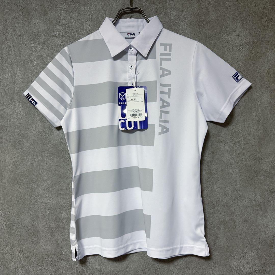 【新品】 FILA GOLF フィラゴルフ ロゴ 半袖 ポロシャツ ゴルフウェア
