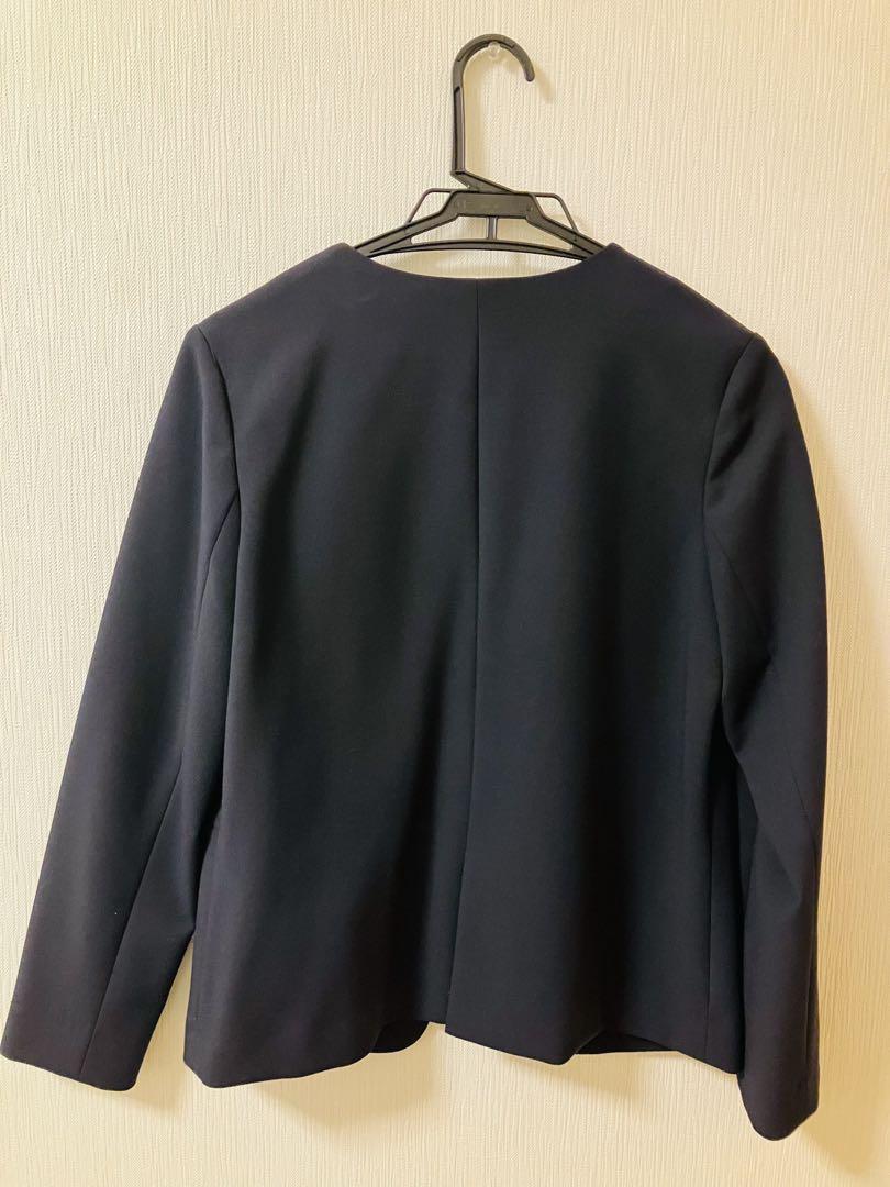 NATURAL BEAUTY BASIC ネイビー パンツスーツ Sサイズ