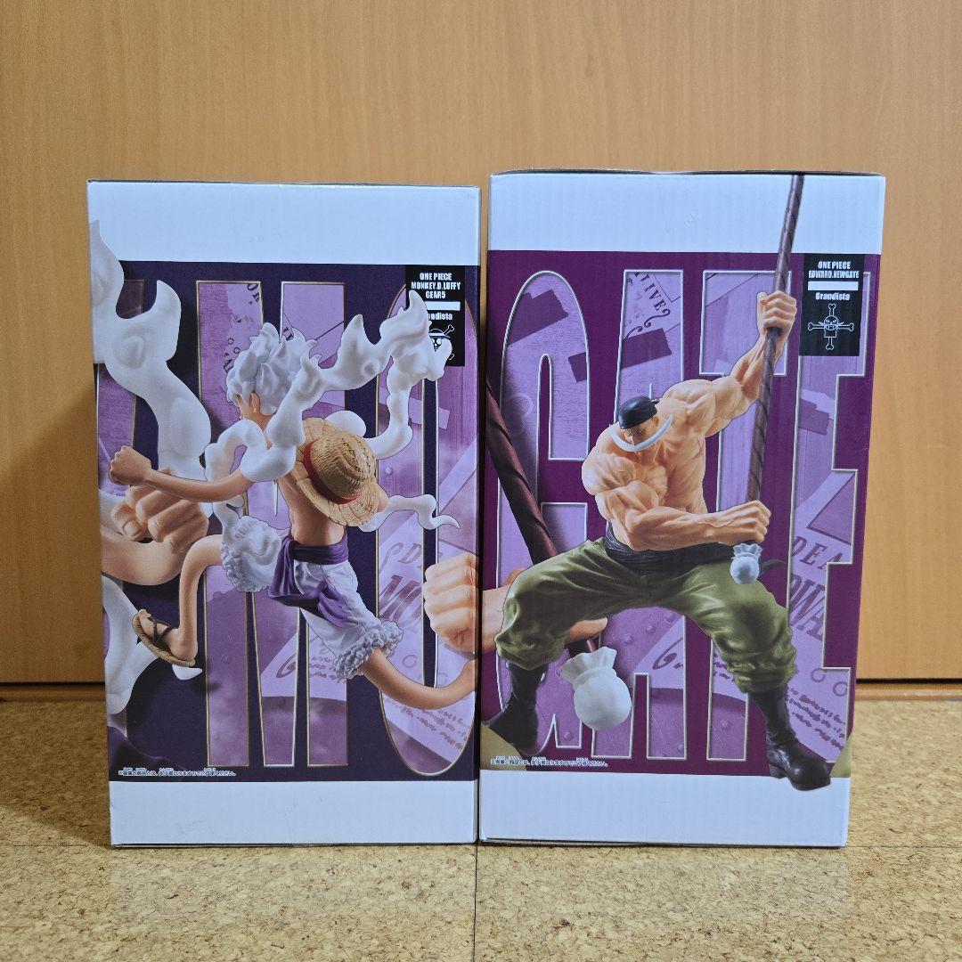 ワンピース Grandista ルフィ & 白ひげ フィギュア 2個セット
