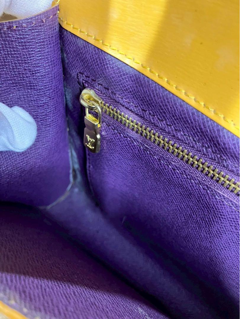 sk】LV セカンドバック アールデコ ジョーヌ エピ レザー