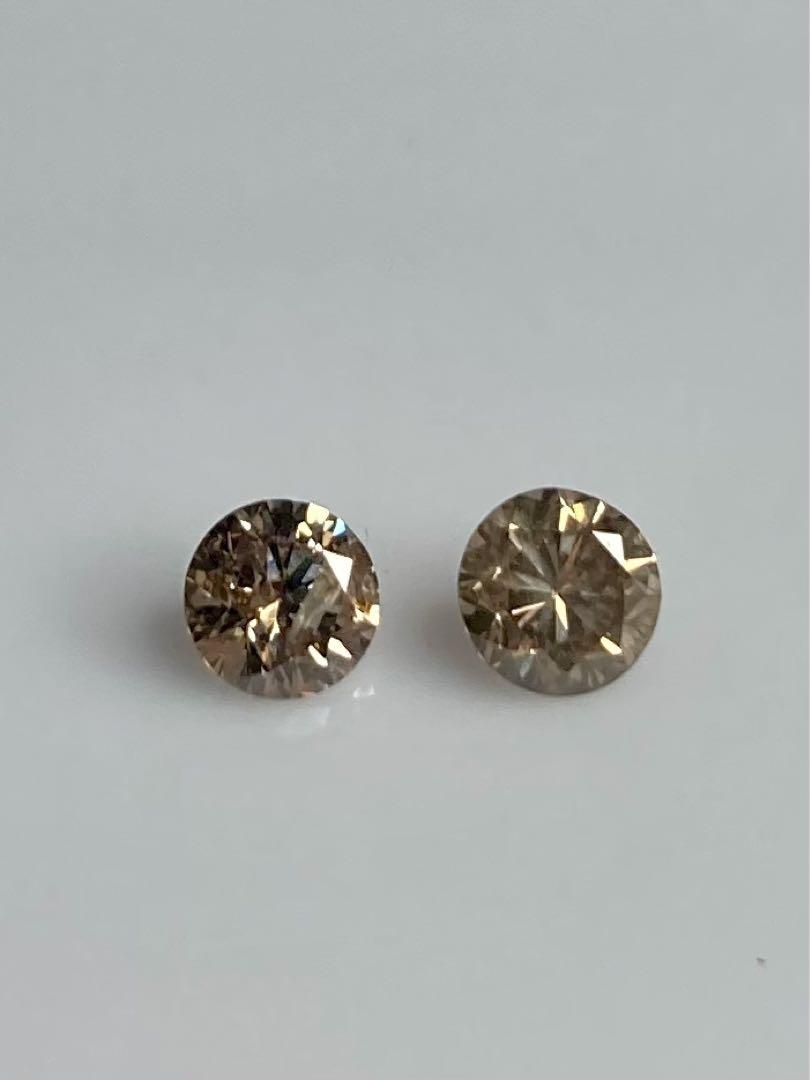 k18 Ｂダイヤ計2ctピアス　計１．０ct 天然ダイヤモンドピアス