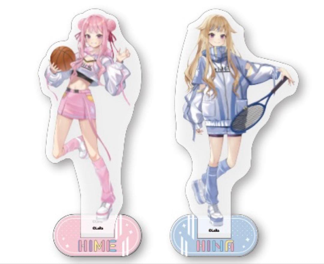 HIMEHINA 描き下ろし等身アクリルスタンド 鈴木ヒナ 田中ヒメ 2種セット