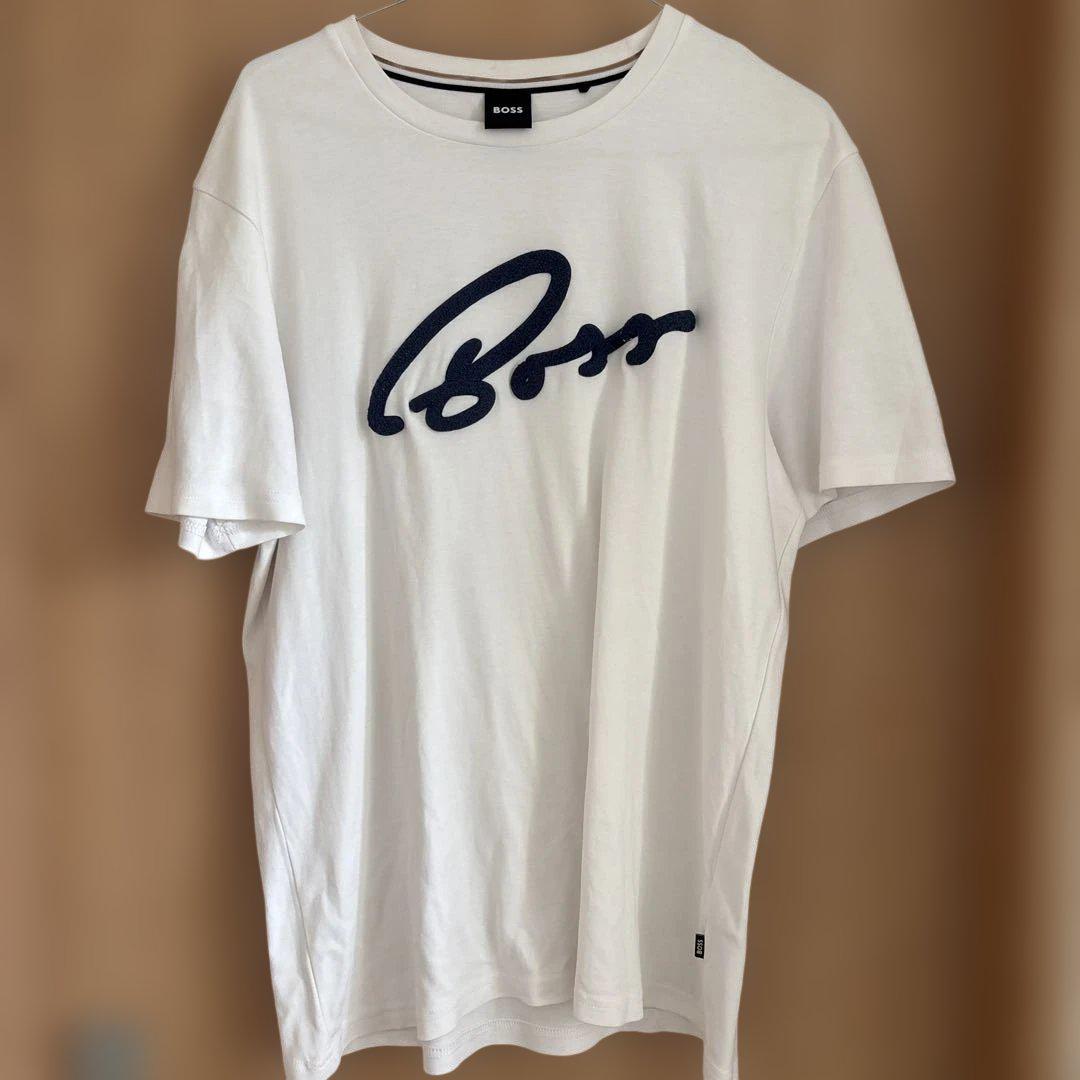 【自分のスタイルへ】HUGOBOSS 半袖Tシャツ ホワイト 7669201915.jpg