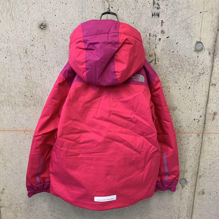 新品本物保証 希少♫ スノージャケット ピンク キッズ130 EvTMW-m37770261685 新品 ノースフェイス 通販大人気