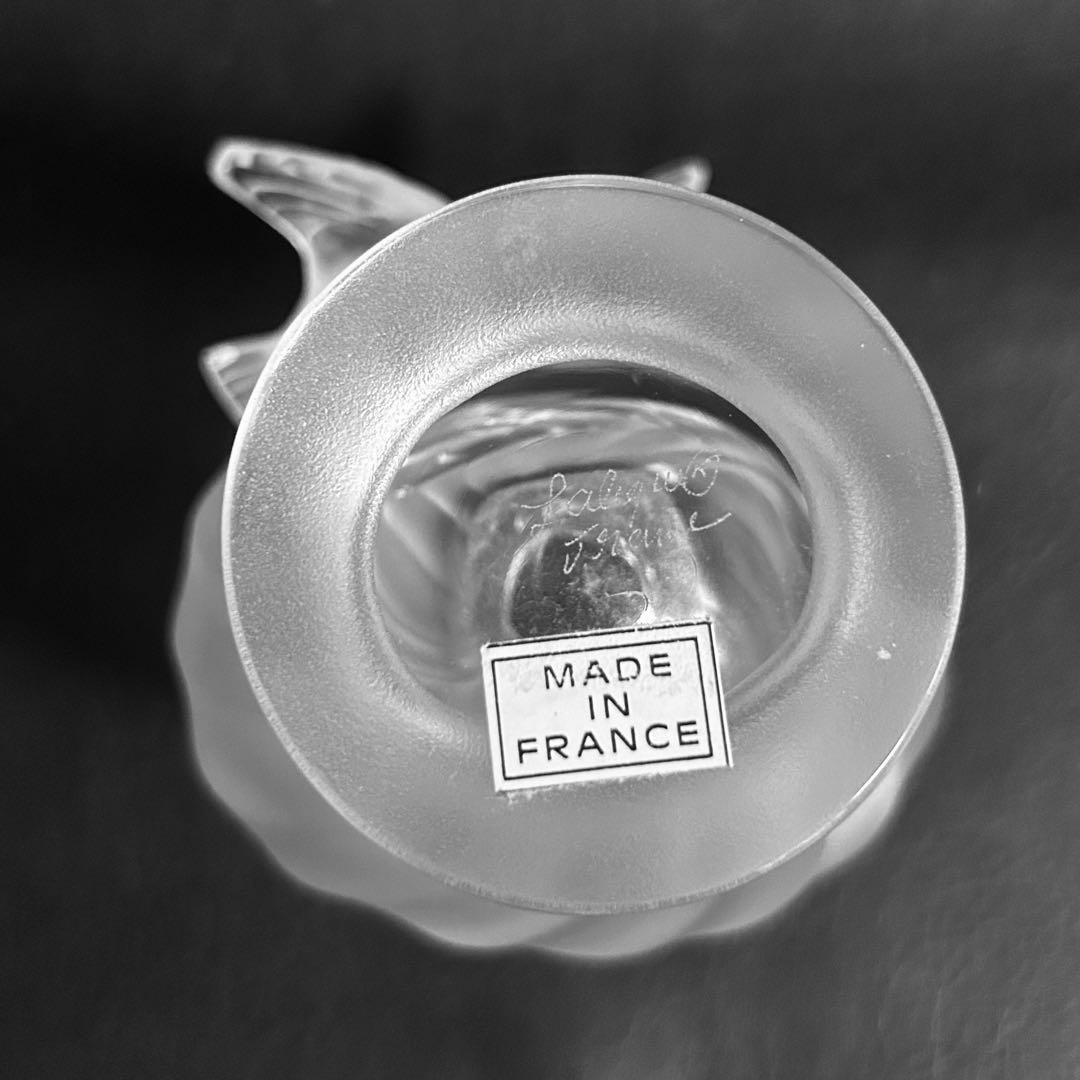 希少【ロジーヌ】ルネ・ラリック Lalique 花瓶　置き物　レア　美品　鳥