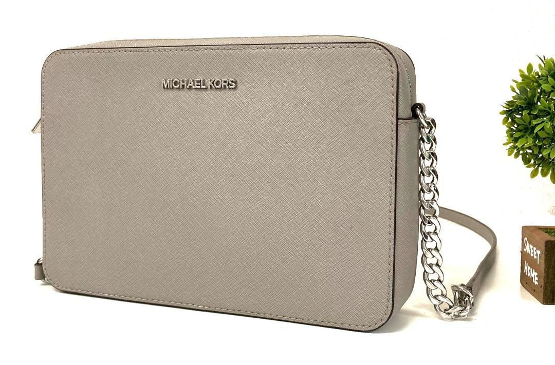 ★MK★マイケルコース ショルダーバッグ ジェットセット カメラバッグ グレー ☆MK☆マイケルコース ショルダーバッグ ジェットセット カメラ