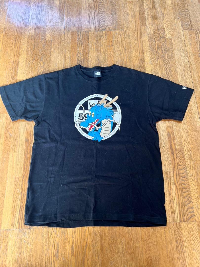 NEW ERA ニューエラ ドラゴンボール 神龍 コラボ Tシャツ ブラック