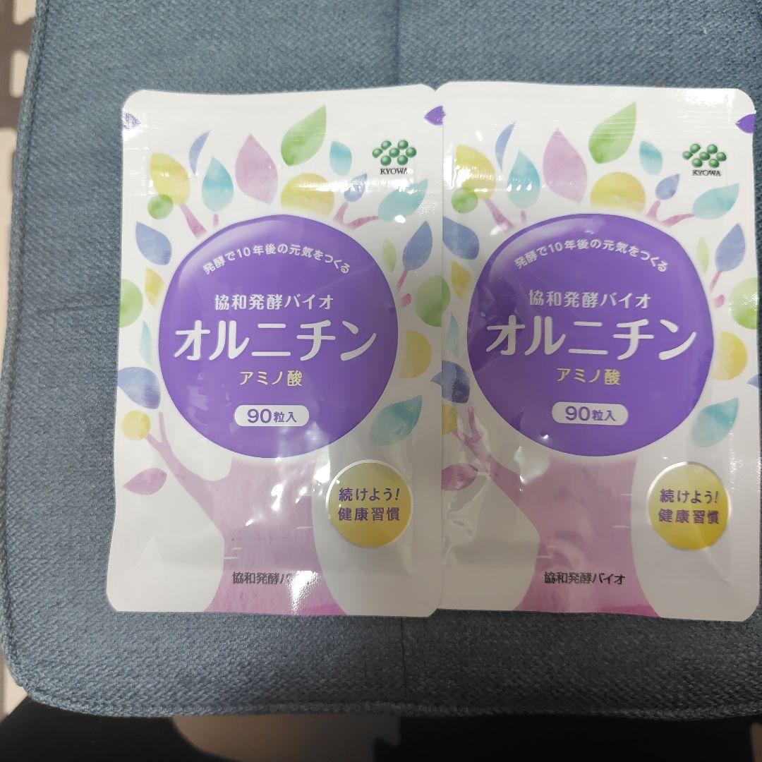 協和発酵バイオ オルニチン アミノ酸 90粒 協和発酵 バイオ オルニチン 90粒 3袋セット : アマラス - 通販