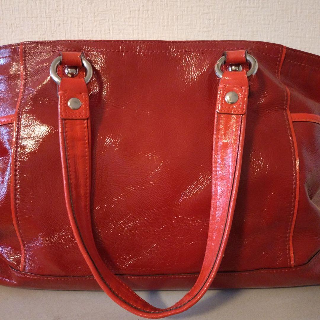 COACH Poppy レッド バッグ