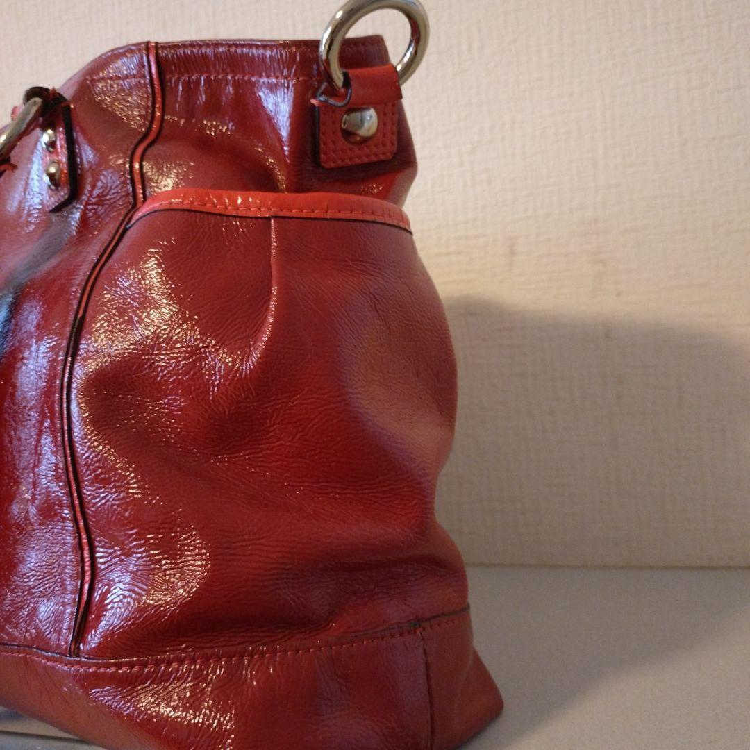 COACH Poppy レッド バッグ