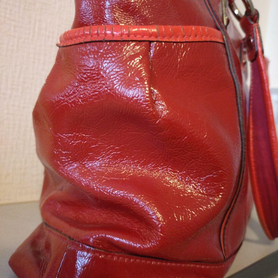 COACH Poppy レッド バッグ