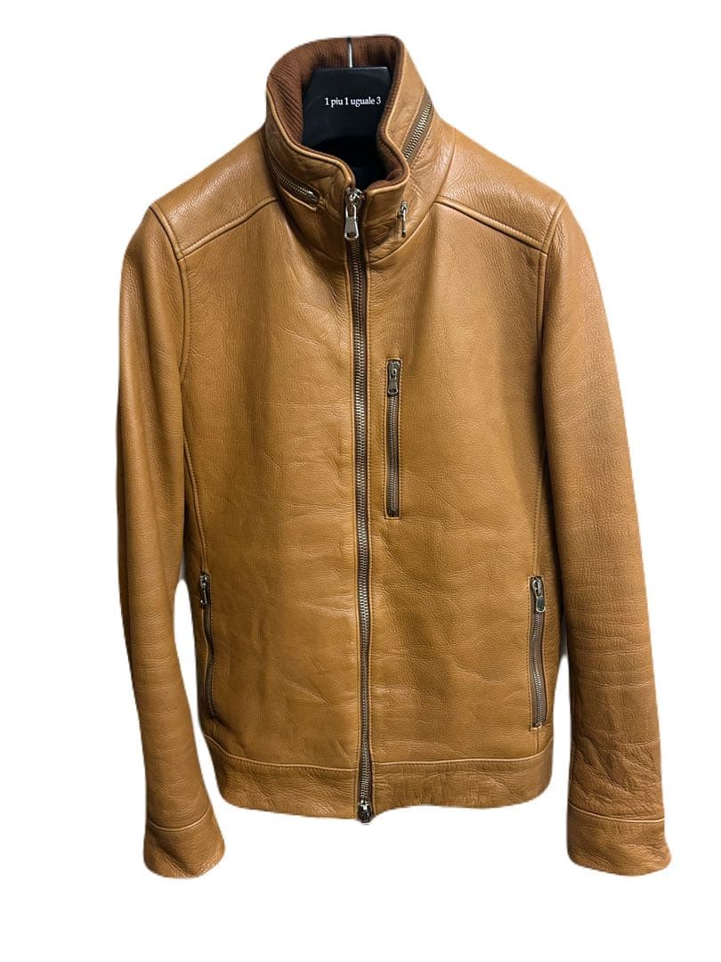 ジュンハシモト 名作インナーレザーライダースジャケット定価18万円美品3 ジュンハシモト 名作インナーレザーライダースジャケット定価18万円美品3