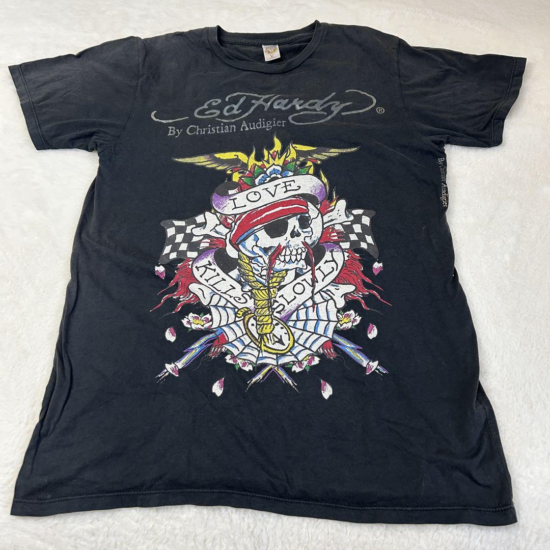 Ed Hardy エドハーディ　USA製　スカル