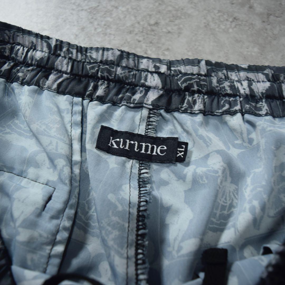 美品/レア kirime 切目 ショーツ ハーフパンツ 総柄 XLサイズ